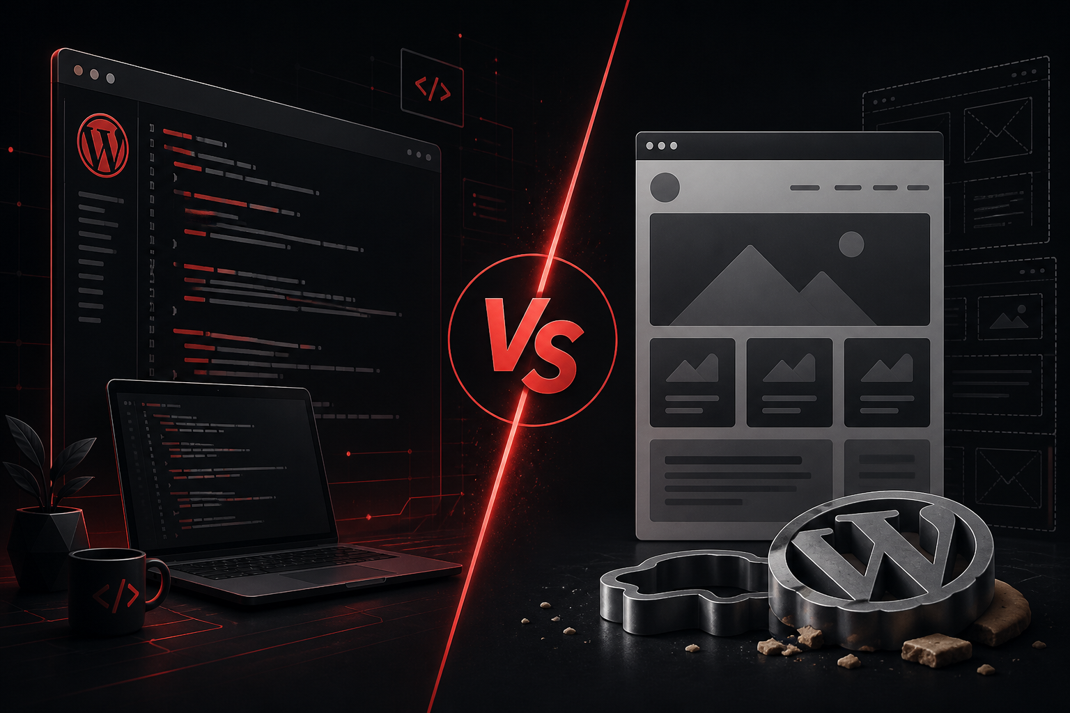 Custom WordPress vs Template comparison