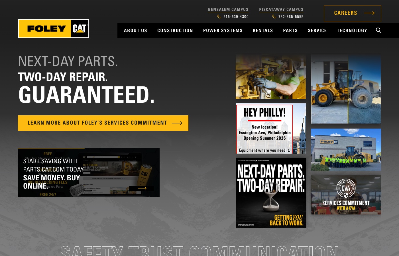 Foley, Inc. website screenshot