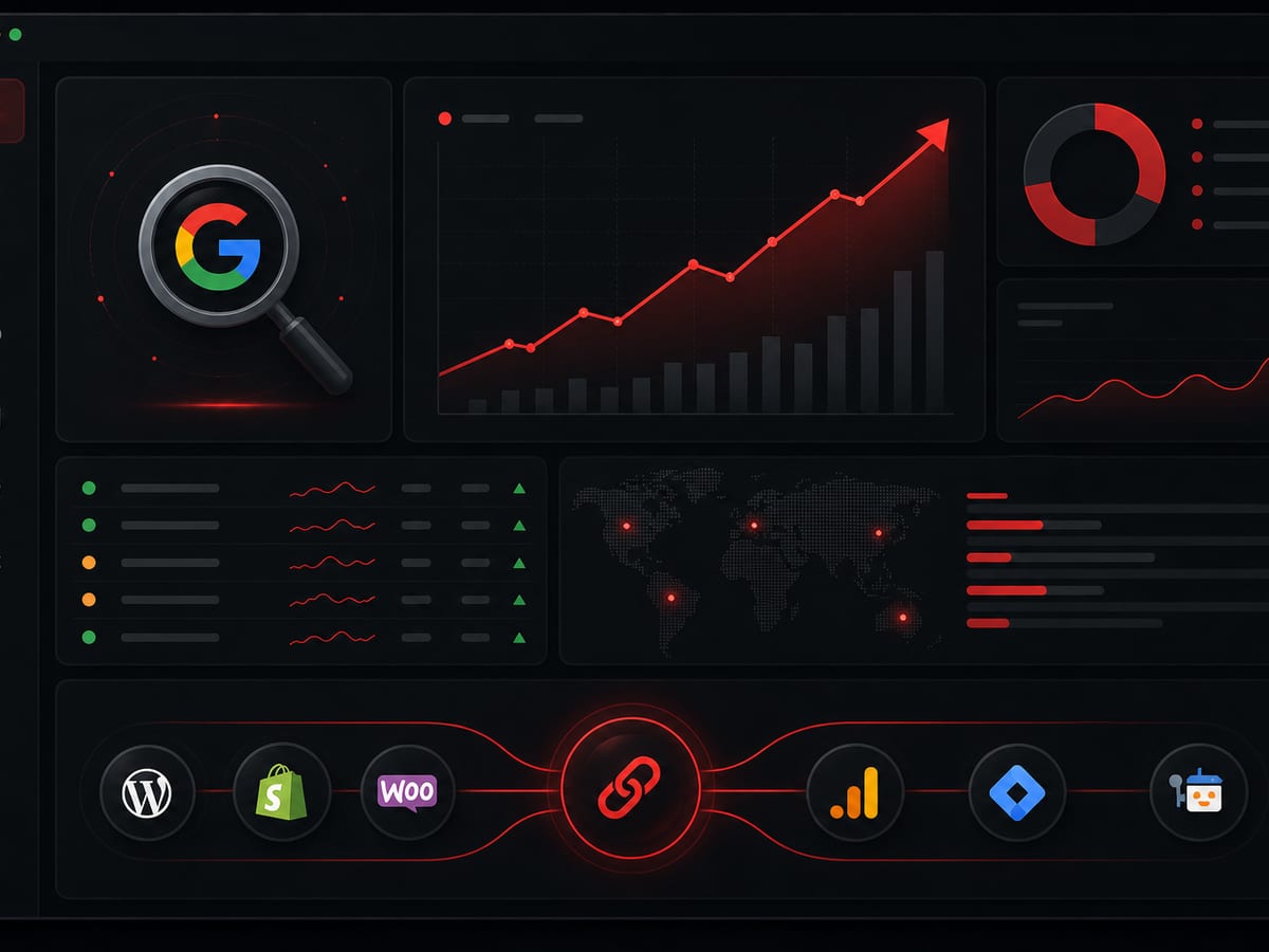 SEO rankings and search optimization analytics